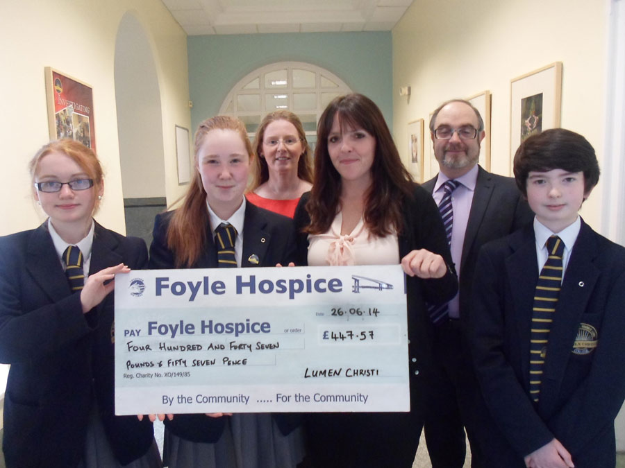 Business Studies Department Support Foyle Hospice